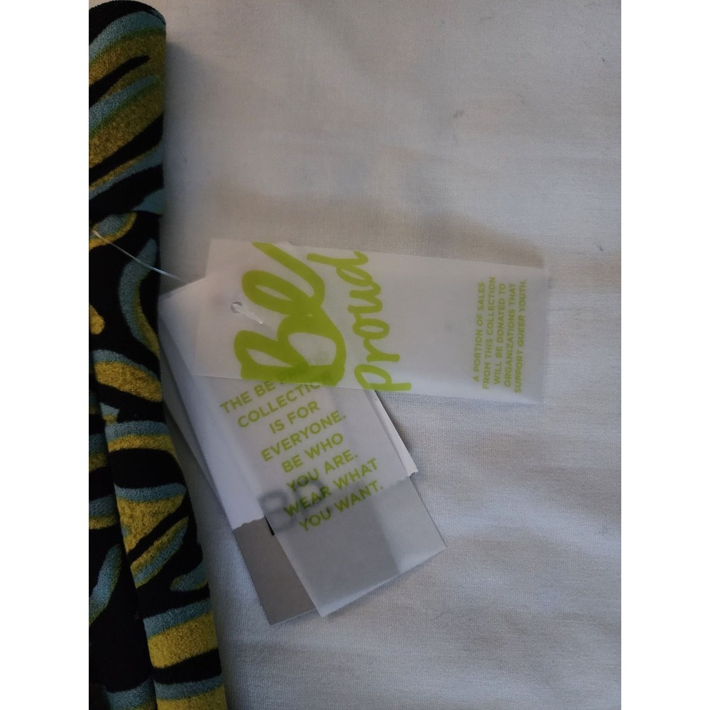 Be Proud Women's Multicolor Animal Print Flat Front Straight Leg Pants Large NWT - Picture 5 of 12